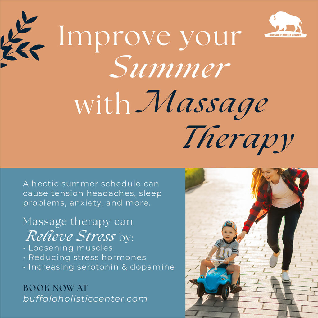 Loosen muscles, reduce stress hormones, increase energy levels, and more with summer massage therapy.