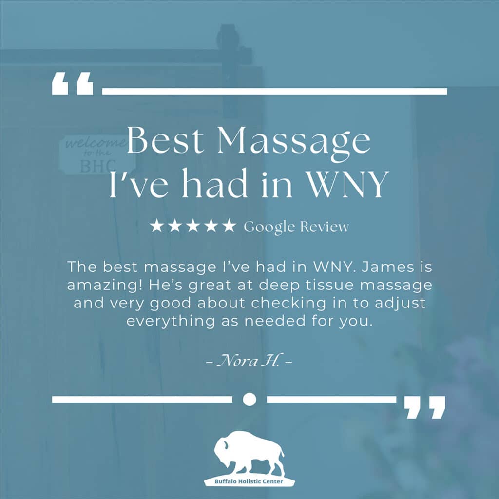 Read more about the article “Best Massage I’ve Had in WNY”