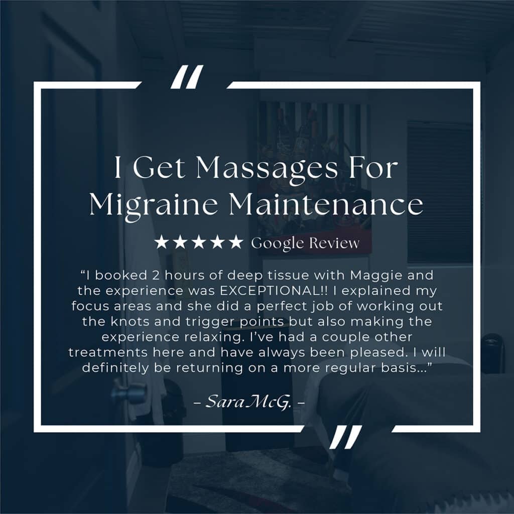 Read more about the article “I Get Massages for Migraine Maintenance”